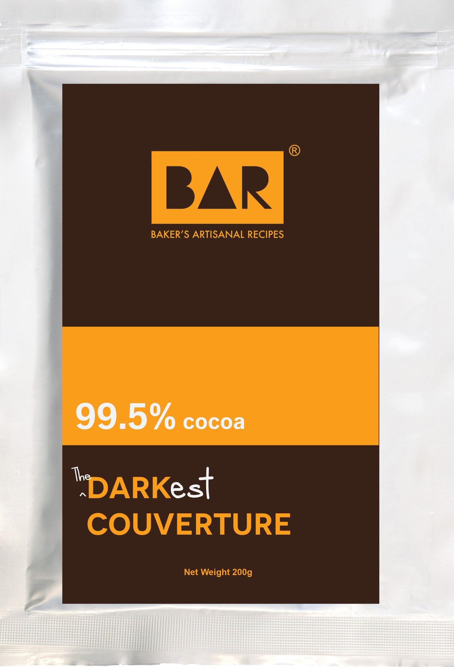 BAR99.5 The Darkest Couverture (99.5% Cocoa)